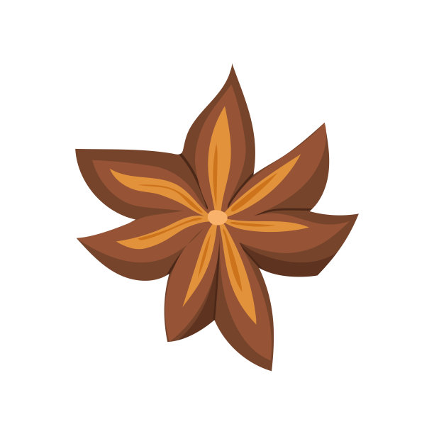 矢量剪贴画与肉桂。惬意的肉桂插画。图片下载