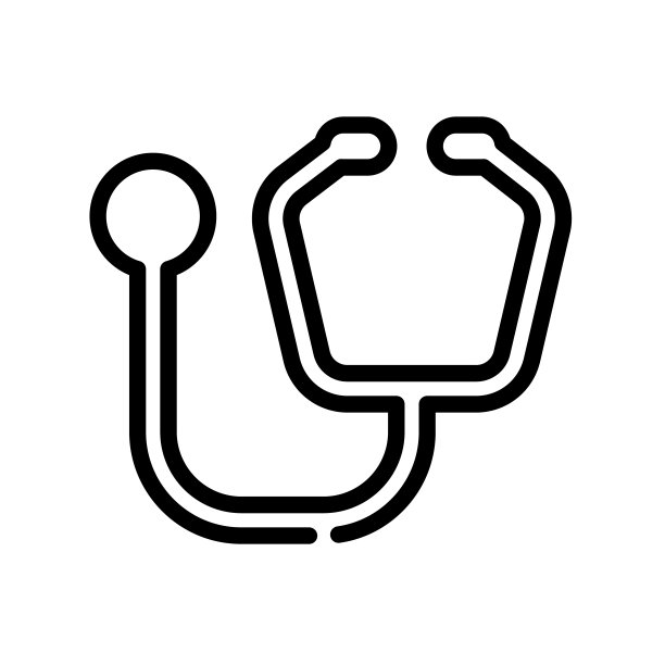 听诊器图标模板设计图片下载