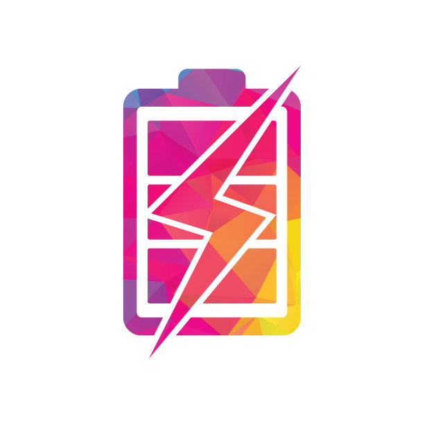 电池充电矢量图标。图片下载