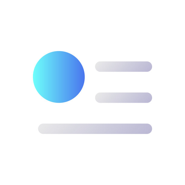 菜单通知像素完美的平面渐变双色ui图标图片下载