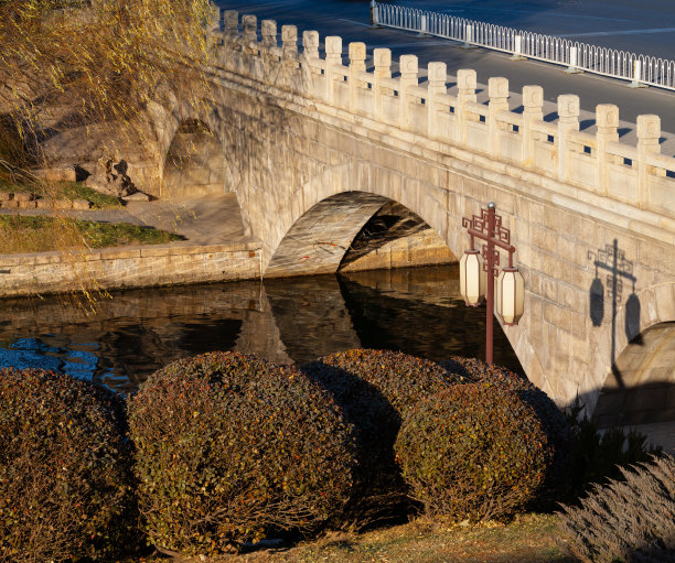 泉河拱桥图片下载