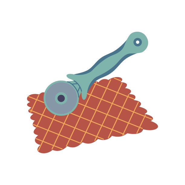 滚筒刀切割织物。图片下载