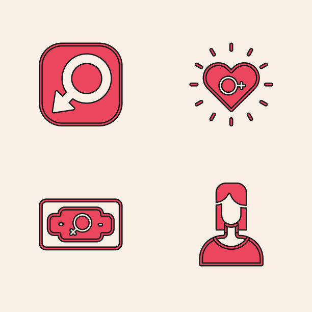 设定女性男性性别女权主义和金钱增长图片下载