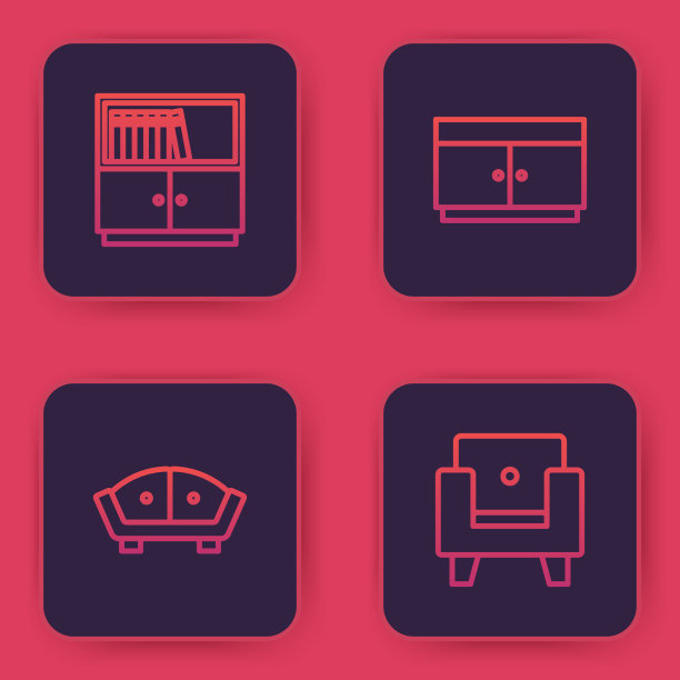 设置线图书馆书架沙发衣柜抽屉图片下载