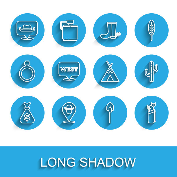 设线钱袋位置牛仔铲图片下载