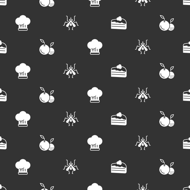 蛋糕，水果，厨师帽子和蚊子图片下载