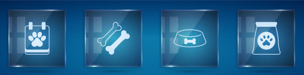 设置日历梳理狗骨宠物食品碗图片下载