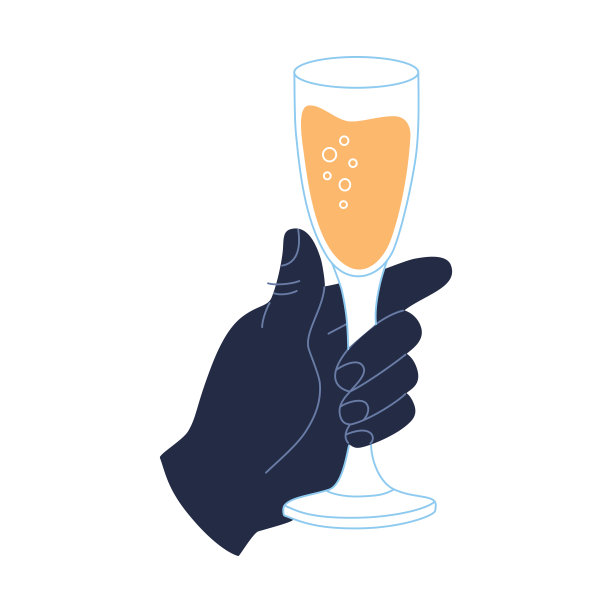 手拿着一杯酒的酒杯。举杯祝酒图片下载