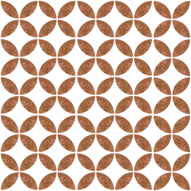 无缝的装饰图案。金色的花瓣。孤立在白色背景上。图片下载