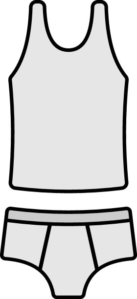 男性塑身衣和内衣矢量颜色图标设计，集合和在时尚符号，服装和装备标志，时装表演和展览库存插图，男性背心和简短的概念图片下载