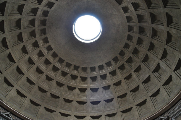 意大利罗马的前罗马神殿万神殿图片下载