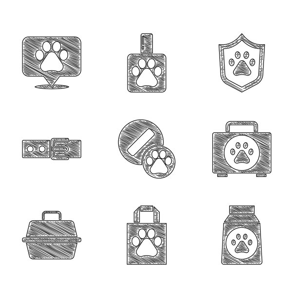 套狗药丸购物袋宠物食品袋宠物图片下载