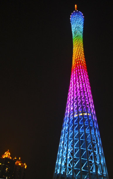 珠江的广州塔图片下载