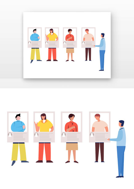 面试官进行员工选拔图片下载