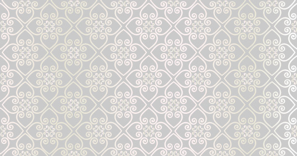 抽象的无缝模式。几何形状的阿拉伯线饰。线性的花卉装饰纹理。阿拉伯东方纺织风格的艺术背景。图片下载