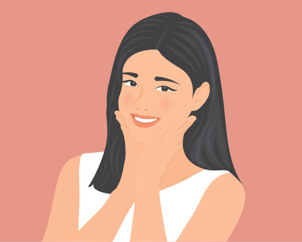 美丽女孩的灿烂笑容图片下载