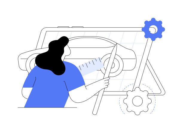 工业设计抽象概念矢量插图。图片下载