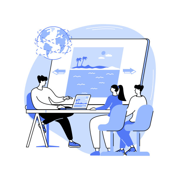 选择目的地孤立卡通矢量插图。图片下载