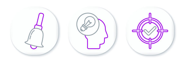 设置线目标和检查标记铃和图片下载