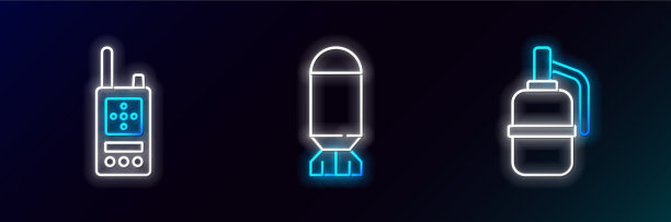 设置电话线，手榴弹，对讲机和航空图片下载