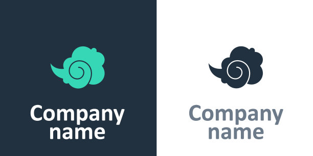 标志类型魔法雾或烟雾图标隔离在白色图片下载