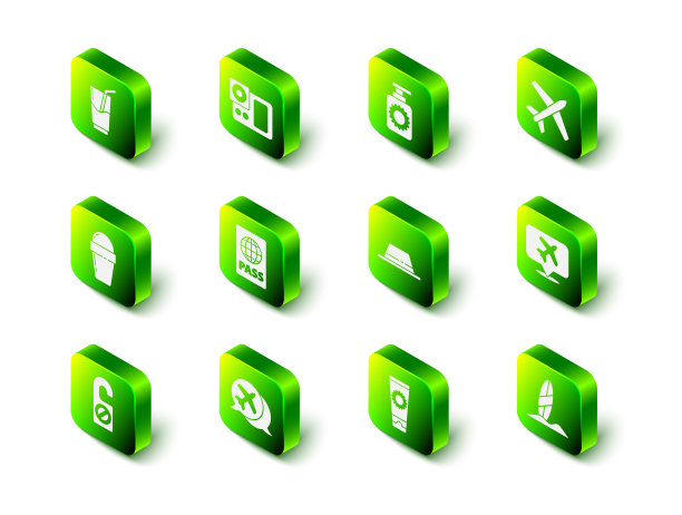 设置照相相机防晒喷雾瓶平面图片下载