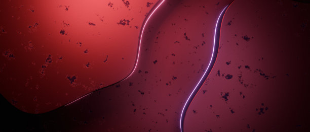 摘要最小动态的灰色红色背景与灯光效果。三维演示图片下载