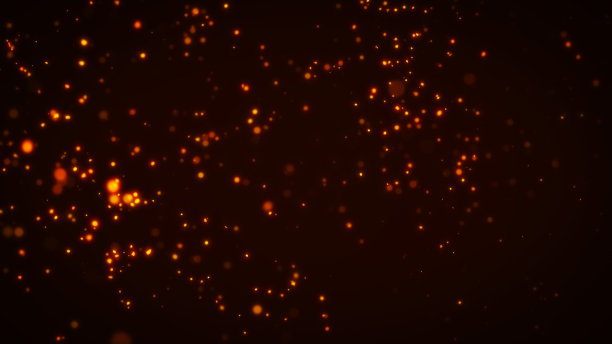 背景燃烧的火和火花图片下载