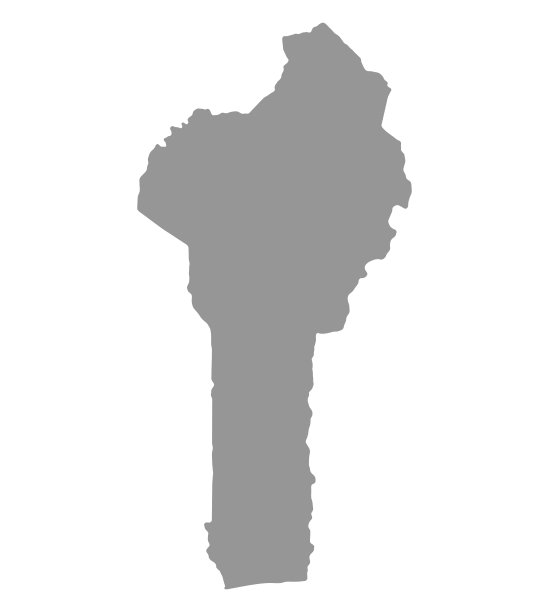 地图贝宁矢量背景。孤立的国家结构图片下载