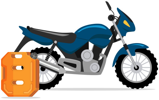 摩托车加油储物设备。用于汽车、摩托车的燃料罐图片下载