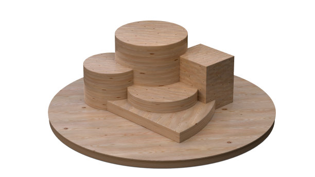 木制3D舞台模型图片下载