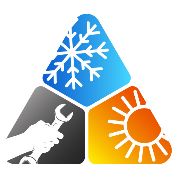 空调采暖，维修保养标志为企业图片下载