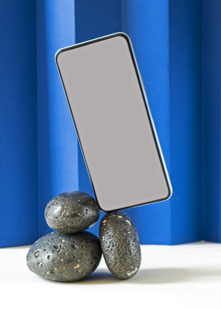 现代手机空屏构成。图片下载