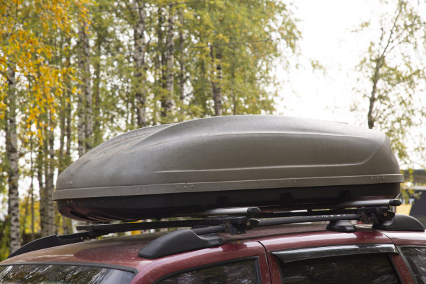 车顶上的后备箱。图片下载