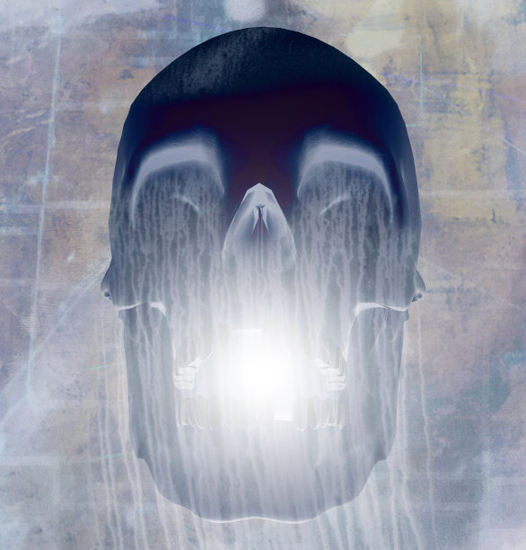 精神上的艺术。头骨图片下载