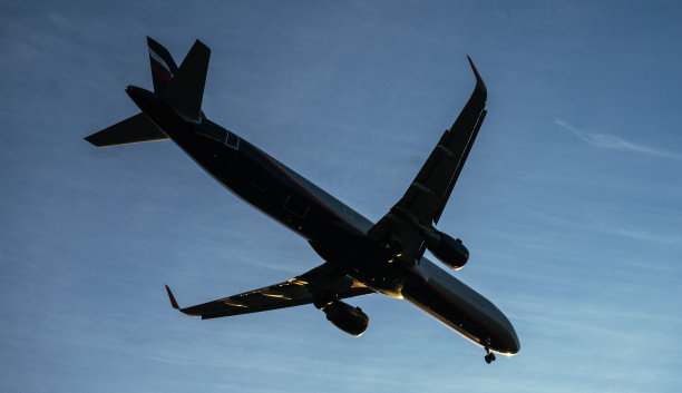 一架飞机在空中图片下载