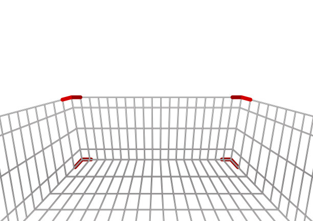 购物车，篮子电线，购物车内部视图，特写图片下载