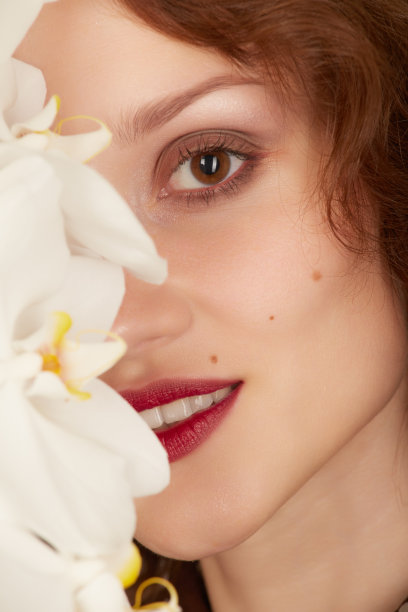 面对兰花图片下载