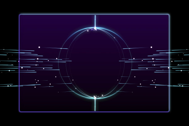 粒子屏幕具有科技感图片下载