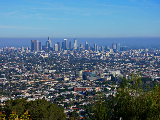 洛杉矶市中心全景图片下载