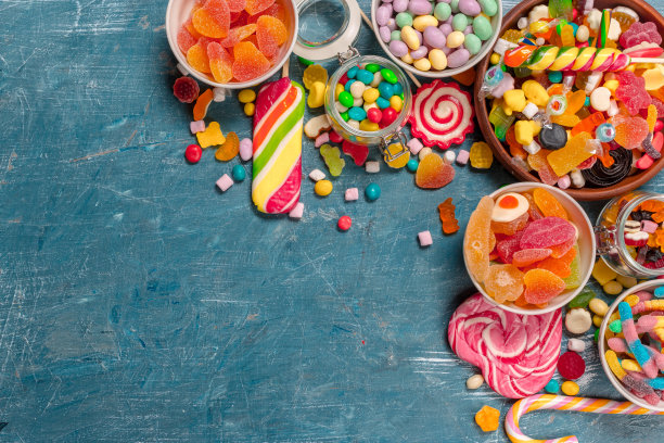 五彩缤纷的糖果混合图片下载