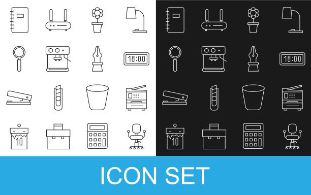 设置线办公椅打印机数字报警图片下载
