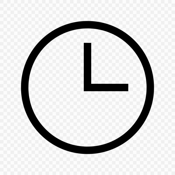 看的迹象。小时的图标。向量。图片下载