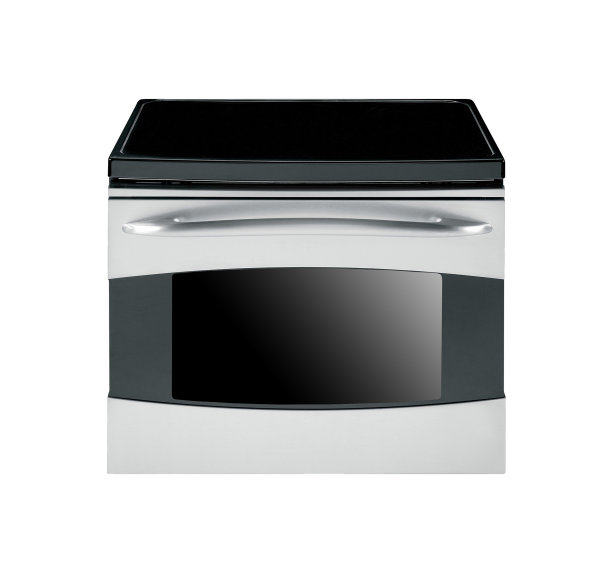 烤箱隔离在白色上图片下载