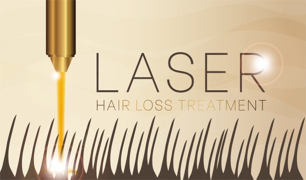 激光脱发治疗背景插图图片下载