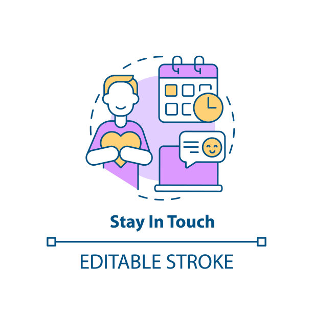 保持联系的概念图标图片下载