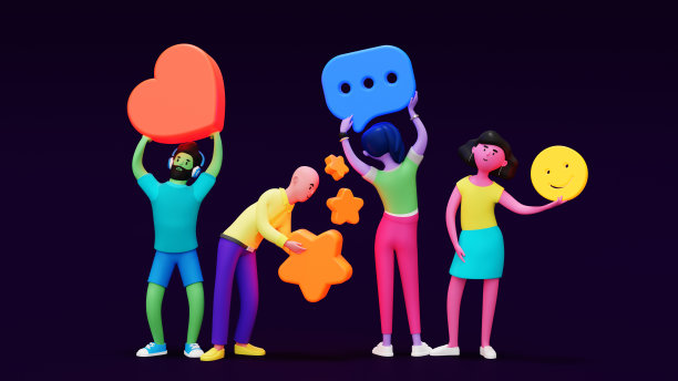 客户反馈，用户体验或客户满意度，对产品和服务的意见，评论评级或评价概念，年轻人给出的表情反馈，如星星，心形图片下载