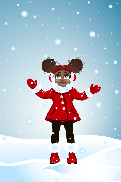 非洲小女孩温特图片下载