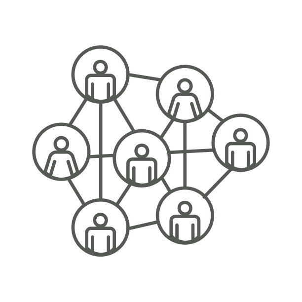 图标描述感染者使用接触者追踪来遏制冠状病毒的传播。Covid-19接触追踪概念。图片下载