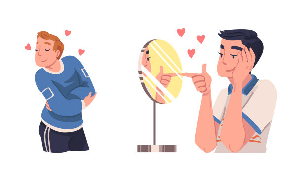 自我爱与男人欣赏自己的性格图片下载